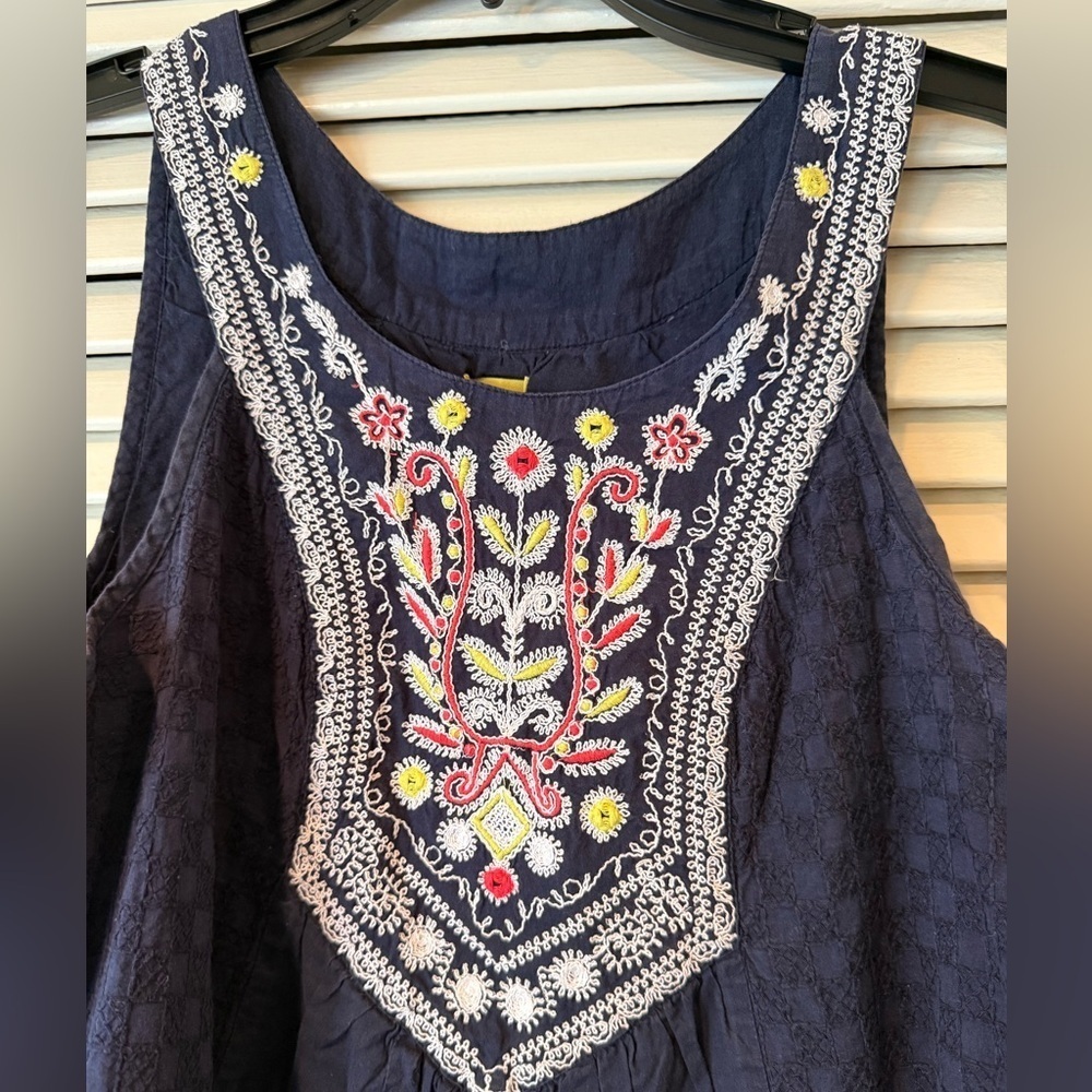 Maeve Navy Tisa Swing Dress in Size 2 - Picture 2 of 5